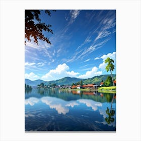 Lake In Thailand Canvas Print