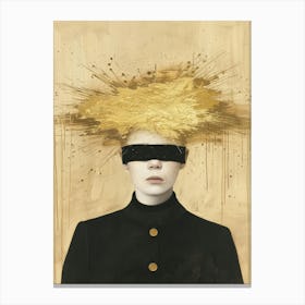 Gold Head 1 Canvas Print