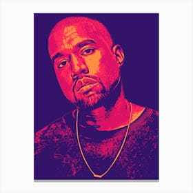 Kanye West Rapper music Rap Hip hop Canvas Print