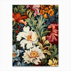 Floral Wallpaper 18 Canvas Print