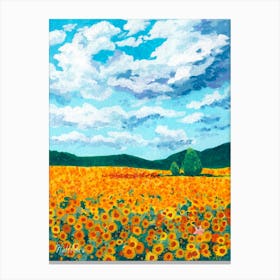 Sunflower Canvas Print