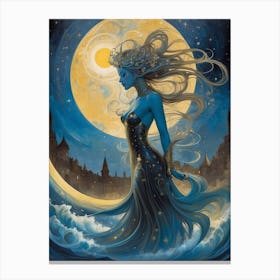 Mermaid Print   Canvas Print