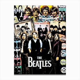 Beatles music band 8 Canvas Print
