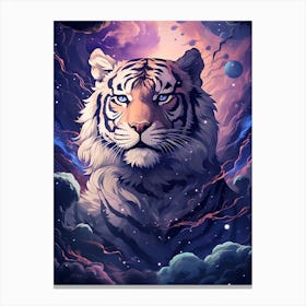 Tiger In The Sky Canvas Print