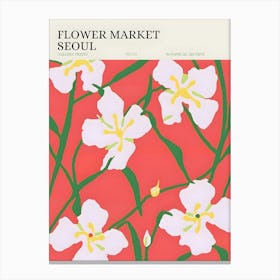 Flower Market Seoul Canvas Print