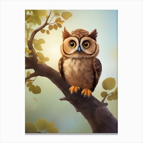 Cute Owl Canvas Print