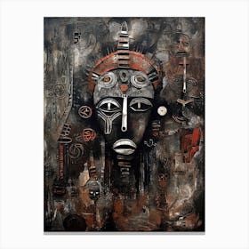 Safari Dreamscape: AfroArt Adventures in Decor Canvas Print