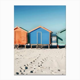 Beach Huts 3 Canvas Print