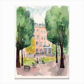 Paris Park Canvas Print