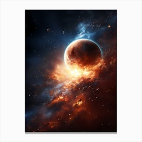 Space Painting Canvas Print