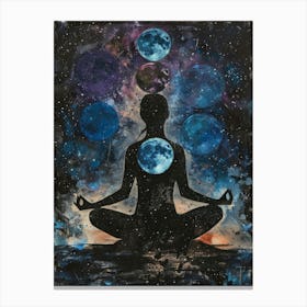 Meditating Woman 8 Canvas Print