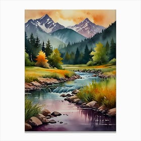 Landscape Painting 31 Canvas Print