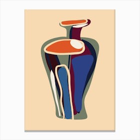 Abstract Vase Canvas Print