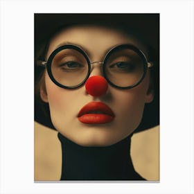 Clown Makeup Canvas Print