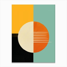 Mid Century Circle 2 Canvas Print