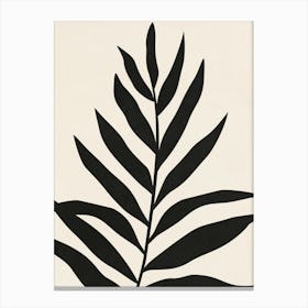 Palm Leaf Canvas Print