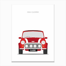Classic Mini Cooper Canvas Print