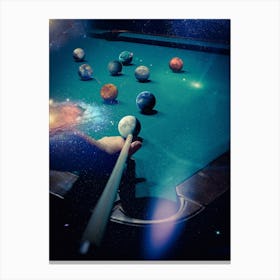 Billiards And Planetary Balls Canvas Print