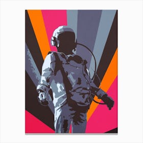 The Wonderful Astronaut Canvas Print