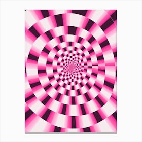 Pink Kaleidoscope Canvas Print