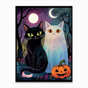 Halloween Cats 1 Canvas Print