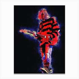 Spirit Of Kurt Cobain Live In Chicago Canvas Print