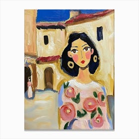 Spain Girl Canvas Print