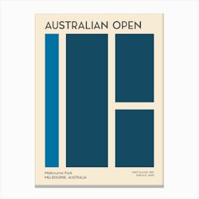 Australian Open Grand Slam Tennis Canvas Print