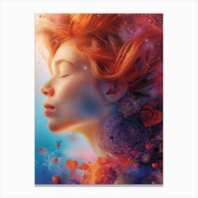 Girl With Red Hair 5 Canvas Print