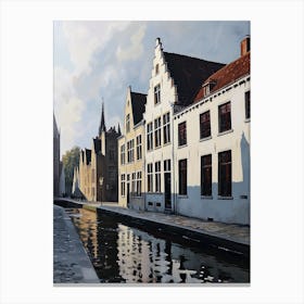 Bruges Canal 1 Canvas Print