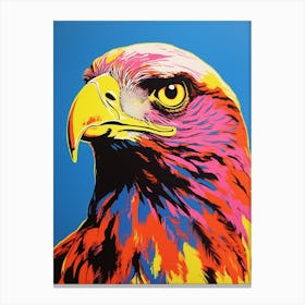 Andy Warhol Style Bird Harrier 1 Canvas Print