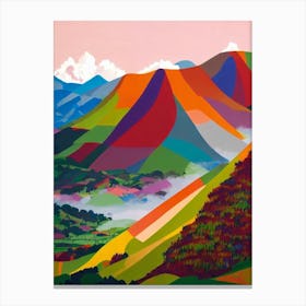 Bromo Tengger Semeru National Park 1 Indonesia Abstract Colourful Canvas Print