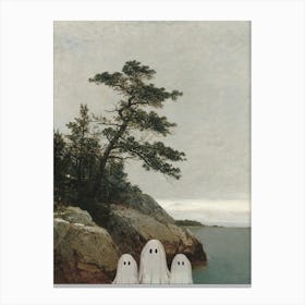 Ghosts At The Lake Canvas Print