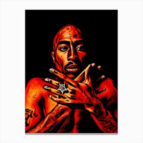 Tupac 16 Canvas Print