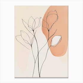 Abstract Floral Painting 9 Canvas Print