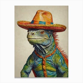 Iguana 3 Canvas Print