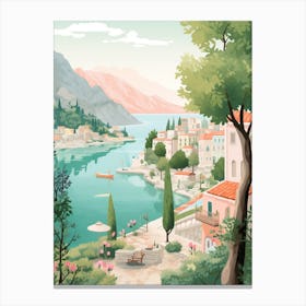 Kotor Montenegro 1 Illustration Canvas Print