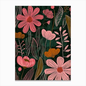 Floral Pattern 7 Canvas Print