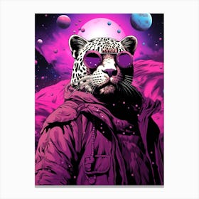 Leopards In Space Canvas Print
