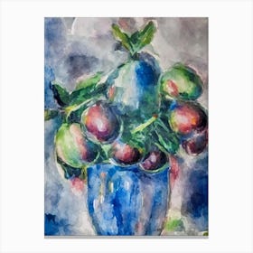 Mangosteen Classic Fruit Canvas Print