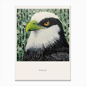 Ohara Koson Inspired Bird Painting Eagle 3 Poster Canvas Print