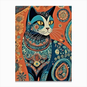 Bohemian Cat  Canvas Print