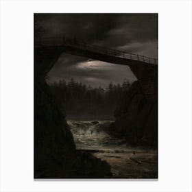 Bridge Over A River Canvas Print