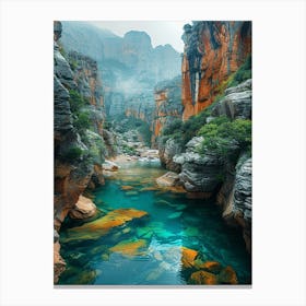 Kloof River, South Africa Canvas Print