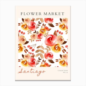 Flower Market 26 Canvas Print