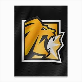 Lion Rainbow Six Canvas Print