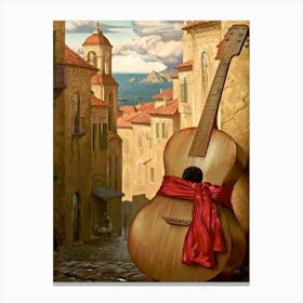 Acoustic Guitar Canvas Print