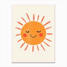 Happy Sun Canvas Print