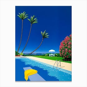 Hiroshi Nagai - Swimming Pool Canvas Print