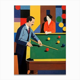 Billiards Canvas Print